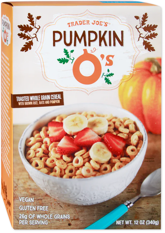 Trader Joe's Pumpkin O's Cereal, 340g