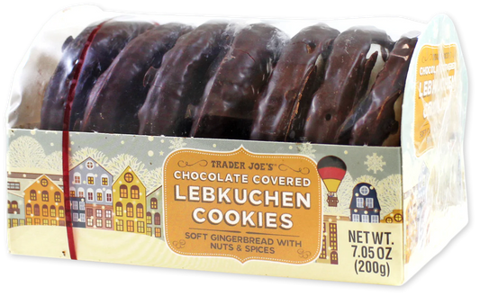 Trader Joe's Chocolate Covered Lebkuchen Cookies, 200g