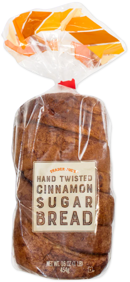 Trader Joe's Hand Twisted Cinnamon Sugar Bread, 454g