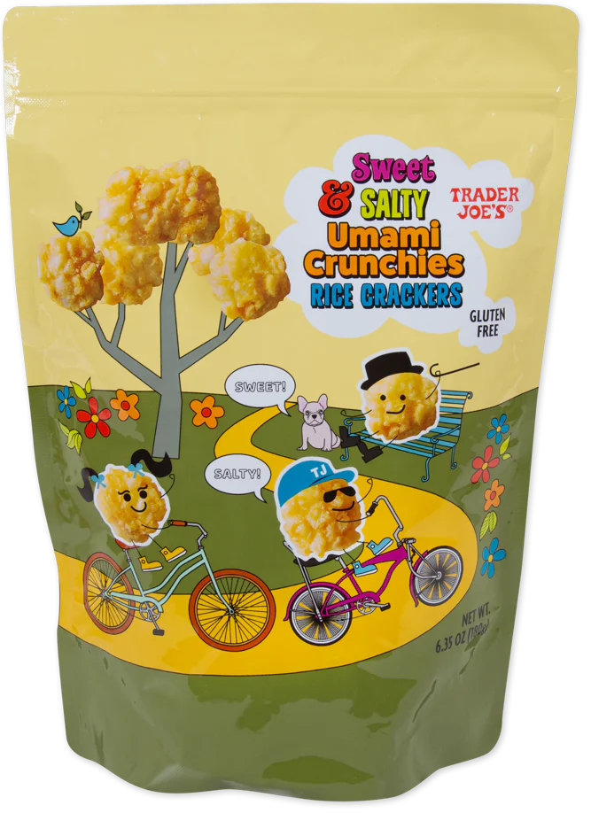 Crackers de riz sucrés et salés Umami Crunchies de Trader Joe's, 180 g 