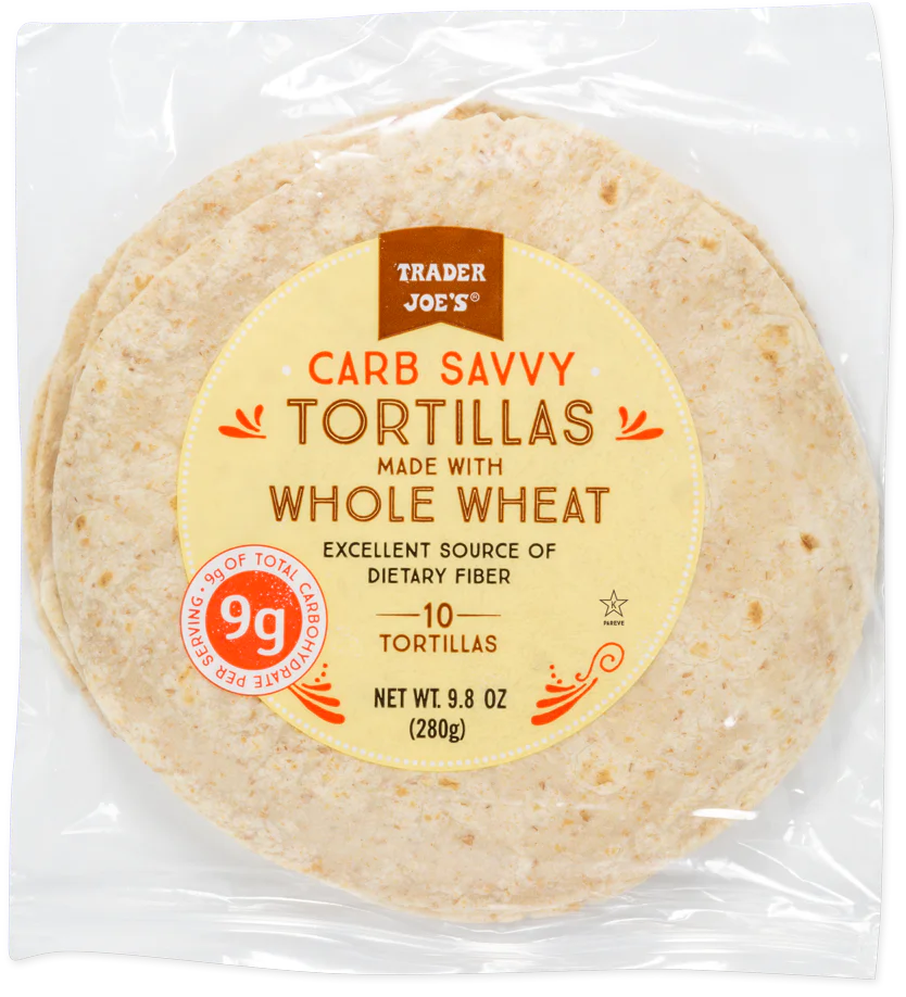 Tortillas de blé entier riches en glucides de Trader Joe's, 280 g