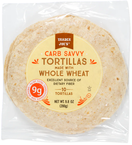 Tortillas de blé entier riches en glucides de Trader Joe's, 280 g