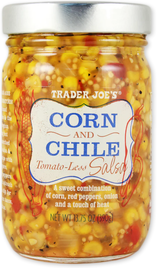 Trader Joe's Corn and Chile Tomato-less Salsa, 390g