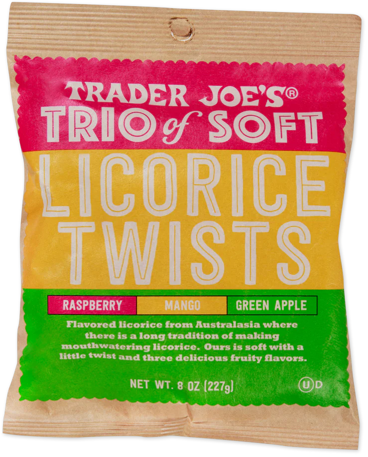 Trader Joe's Trio of Soft Licorice Twists, 227g