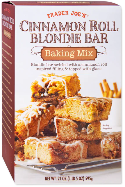 Trader Joe's Cinnamon Roll Blondie Bar Baking Mix, 595g